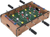 Tabletop Foosball Table- Portable Mini Table Football / Soccer Game Set with Two Balls and Score Keeper for All Ages